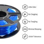 YOYI TPU 3D Printer Filament in Blue