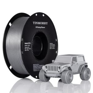 Silver Metallic PETG Filament 1.75mm, 1kg