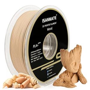 iSANMATE White Pine Wood PLA+ 3D Filament 1kg