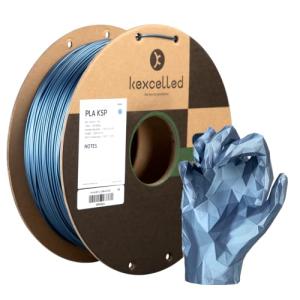 Kexcelled Metallic PLA 3D Printing Filament - Blue