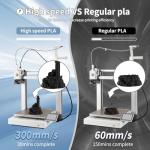 Basic 1.75mm PLA 3D Printing Filament - Black