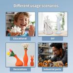 Basic 1.75mm PLA 3D Printing Filament - Black