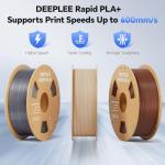 DEEPLEE Black PLA Plus Filament 1.75mm 1kg
