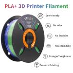 XTZL3D Tri-Color PLA+ 3D Printer Filament 1.75mm