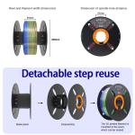 XTZL3D Tri-Color PLA+ 3D Printer Filament 1.75mm