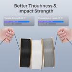 ELEGOO 1KG Black PLA Plus Filament 1.75mm