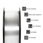 GIANTARM 1.75mm Transparent PLA Filament 1kg Spool