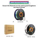 XTZL3D Tri-Color PLA+ 3D Printer Filament 1.75mm