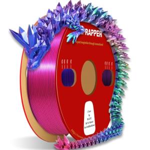 Tri-Color Silk PLA Filament 1.75mm 1KG
