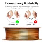eSUN Silk Dual-Color PLA Filament 1.75mm 1KG
