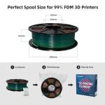 Flashforge Rainbow PLA Filament 1.75mm 1kg Spool