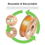 eSUN Silk Dual-Color PLA Filament 1.75mm 1KG