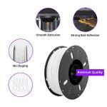 Voxelab ABS Pro 3D Printer Filament, 1kg - White