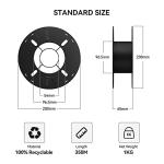 Voxelab ABS Pro 3D Printer Filament, 1kg - White