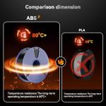 NevsBye 1.75mm ABS Filament - Industrial Strength Black