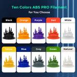 FlashForge ABS Pro 3D Printer Filament - Black