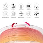 Gradient Pink Yellow PETG Filament 1.75mm 1Kg