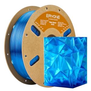 High Speed Transparent Blue PETG Filament 1.75mm