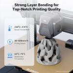 DEEPLEE Black 1.75mm PETG Filament, 1KG