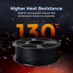 Flashforge 1.75mm Carbon Fiber PETG Filament 1KG