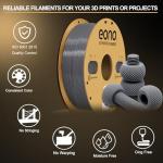 Eono Gray PETG 3D Printer Filament 1kg