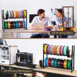 Double Layer 3D Printer Filament Storage Rack