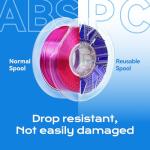 Clear Reusable Filament Spool for 3D Printers
