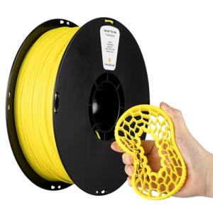 Kexcelled 1.75mm TPU 95A Soft Filament - Yellow