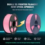 SUNLU PLA+ 3D Printer Filament, 1.75mm, Green