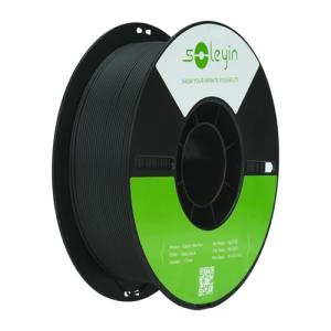SOLEYIN Matte Black PLA Filament 1.75mm 1kg Spool