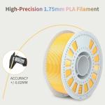 NevsBye Gold Silk PLA 3D Filament 1.75mm
