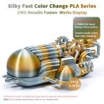 ZIRO Silk Rainbow 3D Printer Filament 1.75mm