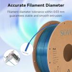 Sovol 1kg Tri-Color Silk PLA Filament 1.75mm