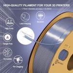Eono Silk Silver PLA 3D Printer Filament 1.75mm