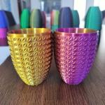 Dual Color PLA Filament Gold/Purple 1.75mm 1KG