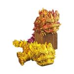 Dual Color PLA Filament Gold/Purple 1.75mm 1KG