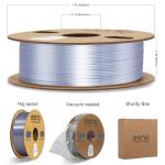 Eono Silk Silver PLA 3D Printer Filament 1.75mm