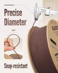 ELEGOO 1.75mm Walnut Wood PLA Filament 1KG