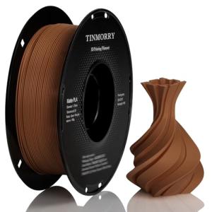 TINMORRY 1.75mm Matte Brown PLA Filament 1kg