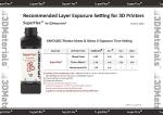 SuperFlex 3D Printer Resin - Flexible Rubber Feel