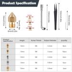 JIZZU 32Pcs 3D Printer Nozzle Set with Cleaner