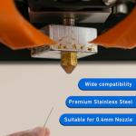 30-Piece 3D Printer Nozzle Cleaning Needles Set