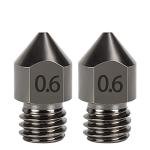 DollaTek MK8 0.6mm Hardened Steel Nozzles 1.75mm