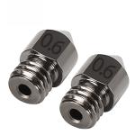 DollaTek MK8 0.6mm Hardened Steel Nozzles 1.75mm