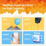 ToyBox 3D Printer for Kids with Wi-Fi Control