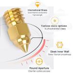 Brass Nozzle Set for Ender 3 Printers