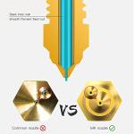 Creality 12-Pack 0.4mm Brass 3D Printer Nozzles