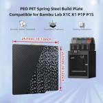 Double Side Diamond Build Plate for Bambu Lab