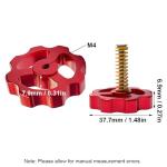 4-Pack M4 Aluminum Leveling Nuts for 3D Printers