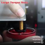 LEONTOOL Red Leveling Nuts and Springs for 3D Printers